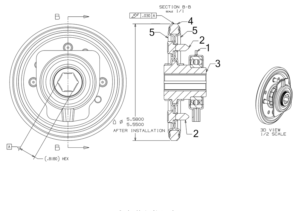 Friction Wheel Assembly Diagram and Parts List for 2X26-INCHHP (31AM5CVS710)(2017) Cub Cadet Snow Blower